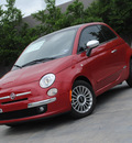 fiat 500 2012 red hatchback lounge gasoline 4 cylinders front wheel drive automatic 76108