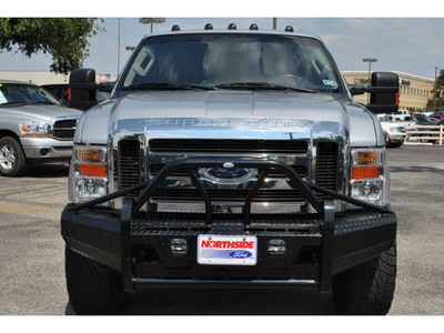 ford f 350 super duty 2010 silver xlt diesel 8 cylinders 4 wheel drive automatic 78216