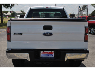 ford f 150 2011 white xl flex fuel 8 cylinders 4 wheel drive 6 speed automatic 78216