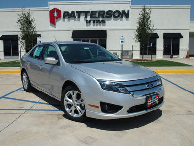 ford fusion 2012 silver sedan se flex fuel 6 cylinders front wheel drive shiftable automatic 76230