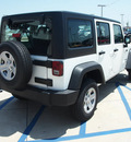 jeep wrangler unlimited 2012 white suv sport gasoline 6 cylinders 4 wheel drive automatic 76230