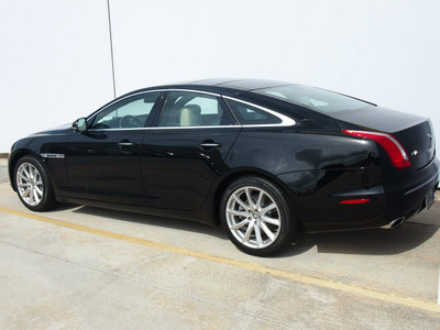 jaguar xj 2012 black sedan gasoline 8 cylinders rear wheel drive 6 speed automatic 77090