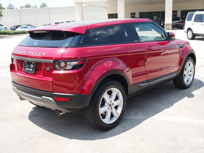 range rover evoque coupe 2012 red suv pure gasoline 4 cylinders all whee drive automatic 77090