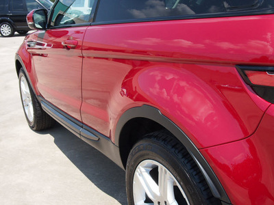 range rover evoque coupe 2012 red suv pure gasoline 4 cylinders all whee drive automatic 77090