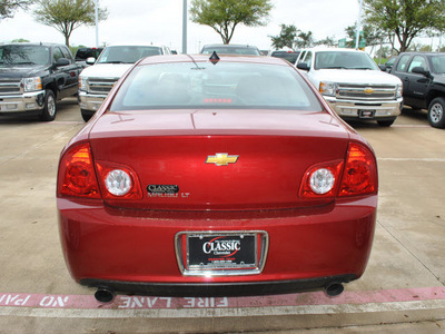chevrolet malibu 2012 red sedan lt gasoline 6 cylinders front wheel drive not specified 76051