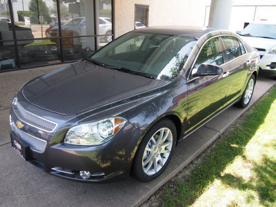 chevrolet malibu 2012 taupe gray sedan ltz gasoline 4 cylinders front wheel drive not specified 76051