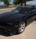 chevrolet camaro 2012 black coupe lt gasoline 6 cylinders rear wheel drive not specified 76051