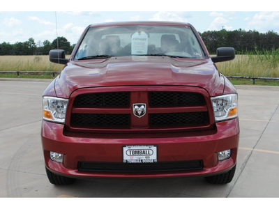 ram ram pickup 1500 2012 dk  red st gasoline 8 cylinders 2 wheel drive automatic 77375