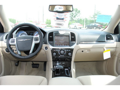chrysler 300 2012 beige sedan base gasoline 6 cylinders rear wheel drive automatic 77375