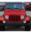 jeep wrangler 2006 red suv rubicon gasoline 6 cylinders 4 wheel drive automatic 77375