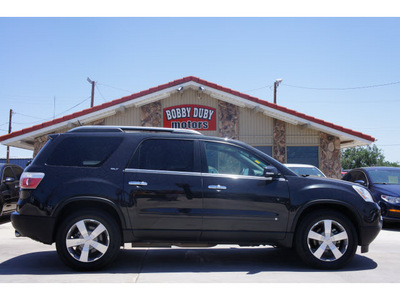 gmc acadia 2009 black suv slt 1 gasoline 6 cylinders front wheel drive automatic 79110