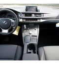 lexus ct200h 2012 black hatchback premium hybrid 4 cylinders front wheel drive automatic 77074