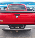 dodge ram pickup 1500 2008 red pickup truck sxt gasoline 8 cylinders rear wheel drive automatic 76234