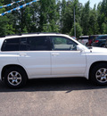 toyota highlander 2006 white suv gasoline 6 cylinders front wheel drive 5 speed automatic 75672