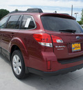 subaru outback 2012 red wagon 2 5i limited gasoline 4 cylinders all whee drive automatic 75070