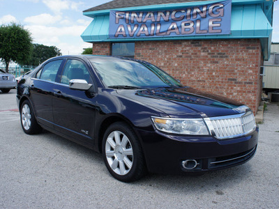 lincoln mkz 2007 purple sedan gasoline 6 cylinders front wheel drive 6 speed automatic 75057