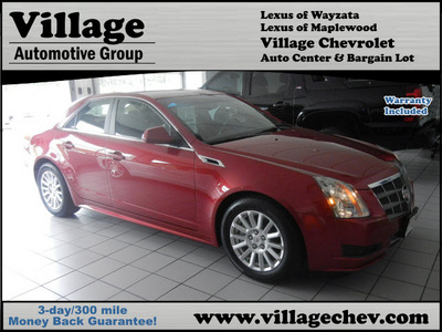 cadillac cts 2011 red sedan 3 0l luxury gasoline 6 cylinders rear wheel drive not specified 55391