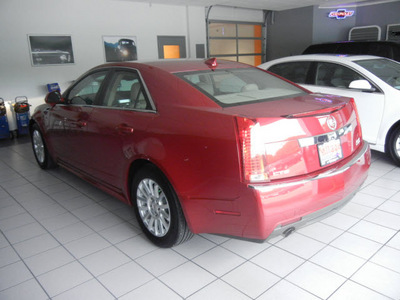 cadillac cts 2011 red sedan 3 0l luxury gasoline 6 cylinders rear wheel drive not specified 55391