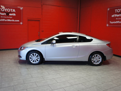 honda civic 2012 silver coupe ex l gasoline 4 cylinders front wheel drive automatic 76116