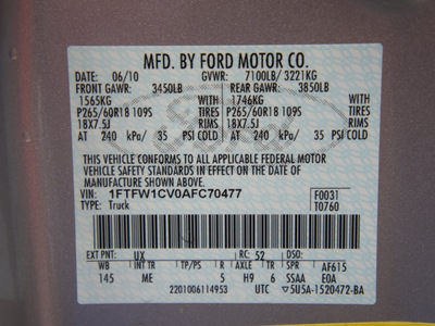 ford f 150 2010 silver xlt flex fuel 8 cylinders 2 wheel drive automatic 76116