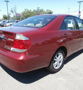 toyota camry 2005 maroon sedan gasoline 6 cylinders front wheel drive automatic with overdrive 13502