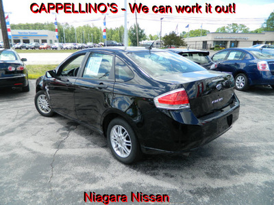 ford focus 2008 black sedan se gasoline 4 cylinders front wheel drive automatic 14094