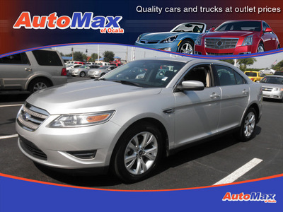 ford taurus 2011 silver sedan sel gasoline 6 cylinders front wheel drive automatic 34474