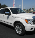 ford f 150 2010 white platinum flex fuel 8 cylinders 4 wheel drive automatic with overdrive 34474