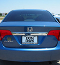 honda civic 2010 blue sedan lx gasoline 4 cylinders front wheel drive automatic 76018