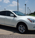 nissan rogue 2012 white sv gasoline 4 cylinders front wheel drive automatic with overdrive 76018