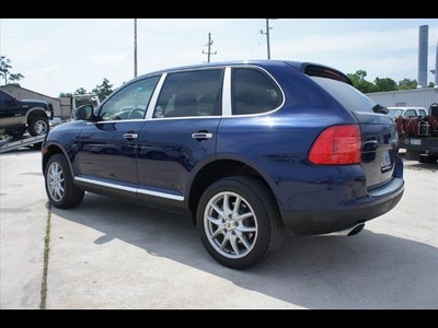 porsche cayenne 2004 dk  blue suv s gasoline 8 cylinders all whee drive 6 speed automatic 77338