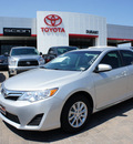 toyota camry 2012 silver sedan le gasoline 4 cylinders front wheel drive 6 speed automatic 76087