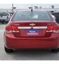 chevrolet cruze 2012 red sedan lt gasoline 4 cylinders front wheel drive automatic 77090