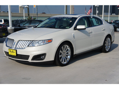 lincoln mks 2009 white sedan gasoline 6 cylinders front wheel drive automatic 77043