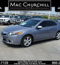 acura tsx 2012 dk  gray sedan w tech pckg gasoline 4 cylinders front wheel drive automatic 76137