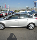 ford focus 2012 silver sedan se flex fuel 4 cylinders front wheel drive automatic 79925