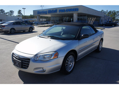 chrysler sebring 2005 silver signature series gasoline 6 cylinders front wheel drive automatic 77339