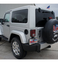 jeep wrangler 2012 bright silver suv sahara gasoline 6 cylinders 4 wheel drive not specified 77338