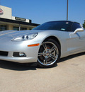 chevrolet corvette 2009 silver coupe w 1lt gasoline 8 cylinders rear wheel drive automatic 75150