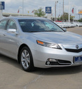 acura tl 2012 silver sedan w tech gasoline 6 cylinders front wheel drive automatic with overdrive 77074