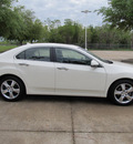 acura tsx 2011 white sedan gasoline 4 cylinders front wheel drive automatic with overdrive 77074