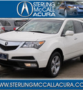 acura mdx 2012 white suv w tech w res gasoline 6 cylinders all whee drive automatic with overdrive 77074