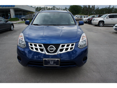 nissan rogue 2011 blue sv gasoline 4 cylinders front wheel drive automatic 77339