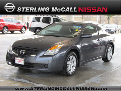 nissan altima 2009 dk  gray coupe 2 5 s gasoline 4 cylinders front wheel drive shiftable automatic 77477