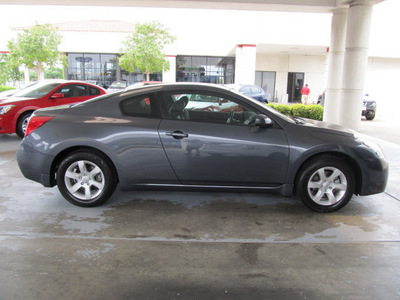 nissan altima 2009 dk  gray coupe 2 5 s gasoline 4 cylinders front wheel drive shiftable automatic 77477