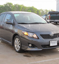 toyota corolla 2010 dk  gray sedan s gasoline 4 cylinders front wheel drive automatic with overdrive 77074