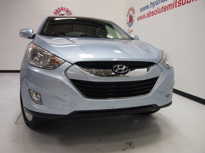 hyundai tucson 2012 lt  blue limited gasoline 4 cylinders front wheel drive automatic 75150