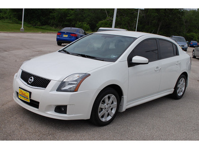 nissan sentra 2010 white sedan sr gasoline 4 cylinders front wheel drive automatic with overdrive 77802