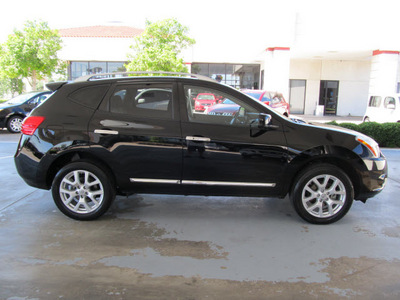 nissan rogue 2011 black sl gasoline 4 cylinders front wheel drive automatic with overdrive 77477