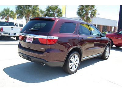 dodge durango 2012 red suv crew gasoline 8 cylinders rear wheel drive automatic with overdrive 77642